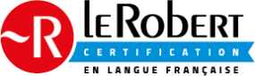 logo le Robert la première certification globale en langue française